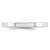 Image of 14K White Gold 2.5mm Lightweight Flat Band Ring