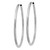 Image of 42mm 14k White Gold 2mm Shiny-Cut Endless Hoop Earrings XY1204