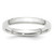 Image of 14K White Gold 3mm Bevel Edge Comfort Fit Band Ring