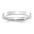 Image of 14K White Gold 3mm Standard Flat Comfort Fit Band Ring