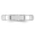 Image of 14K White Gold 4mm Flat with Step Edge Band Ring