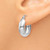 Image of 10mm 14k White Gold 4mm Round Hoop Earrings