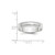 Image of 14K White Gold 5mm Milgrain Band Ring