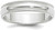 Image of 14K White Gold 5mm Milgrain Band Ring
