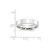 Image of 14K White Gold 5mm Standard Flat Comfort Fit Band Ring
