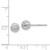 Image of 6mm 14k White Gold 6mm Ball Stud Post Earrings