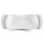Image of 14K White Gold 8mm Half-Round Band Ring