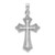 Image of 14k White Gold Beaded Cross Pendant K8484W