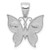 Image of 14k White Gold Butterfly Pendant