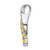 Image of 14K White Gold Citrine Journey Chain Slide Pendant