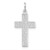 Image of 14K White Gold Cross Charm CH124