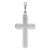 Image of 14K White Gold Cross Pendant CH112