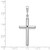 Image of 14K White Gold Cross Pendant K363