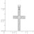 Image of 14K White Gold Cross Pendant XR485