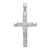 Image of 14k White Gold Crucifix Pendant C4339W