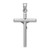 Image of 14K White Gold Crucifix Pendant D3229