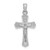 Image of 14k White Gold Crucifix w/ Beveled Edges Pendant