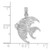 Image of 14K White Gold Cut-Out Angelfish Pendant