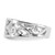 Image of 14K White Gold Cutout Flower Floral Design Toe Ring