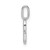 Image of 14K White Gold Diamond Letter G Initial Pendant PM8367G-006-WA