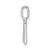 Image of 14K White Gold Diamond Letter W Initial Pendant PM8365W-003-WA