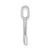 Image of 14K White Gold Diamond Letter Z Initial Pendant PM8365Z-004-WA
