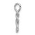 Image of 14K White Gold Diamond Twist Chain Slide Pendant