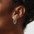 Image of 20mm 14K White Gold Hinged Hoop Earrings