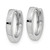 Image of 8mm 14K White Gold Hinged Hoop Earrings TM620