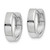 Image of 10mm 14K White Gold Hinged Hoop Earrings TM623