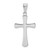 Image of 14K White Gold Hollow Cross Pendant K1182