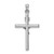 Image of 14K White Gold Hollow Crucifix Pendant XR1842W