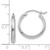 Image of 21mm 14K White Gold Hoop Earrings TF577