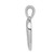 Image of 14k White Gold Lab Grown Diamond SI1/SI2 GHI Heart Pendant PM4861-033