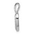 Image of 14K White Gold Lab Grown Diamond SI1/SI2, G H I, Framed Heart Pendant Image of 14K White Gold Lab Grown Diamond SI1/SI2, G H I, Framed Heart Pendant
