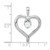Image of 14k White Gold Lab-Created Opal Heart Pendant