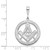 Image of 14K White Gold Large Masonic Pendant
