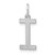 Image of 14K White Gold Letter I Initial Charm XNA1336W/I