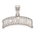 Image of 14k White Gold LogoArt University of Richmond Large Script Pendant