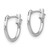 Image of 21mm 14K White Gold Madi K 1.25mm Hoop Earrings SE228