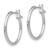 Image of 15mm 14K White Gold Madi K 1.25mm Hoop Earrings SE229