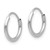 Image of 7-15mm 14K White Gold Madi K Endless Hoop 3 Pair Earrings Set