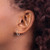 Image of 12mm 14k White Gold Madi K Endless Hoop Earrings SE190