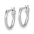 Image of 11mm 14K White Gold Madi K Hoop Earrings GK270