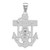 Image of 14K White Gold Mariners Crucifix Pendant