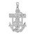 Image of 14K White Gold Mariners Crucifix Pendant