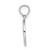 Image of 14K White Gold Mini Fleur-De-Lis Pendant