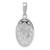 Image of 14K White Gold Miraculous Medal Pendant M1431W