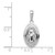 Image of 14K White Gold Miraculous Medal Pendant M1431W