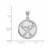 Image of 14K White Gold NHL Buffalo Sabres Large Pendant by LogoArt